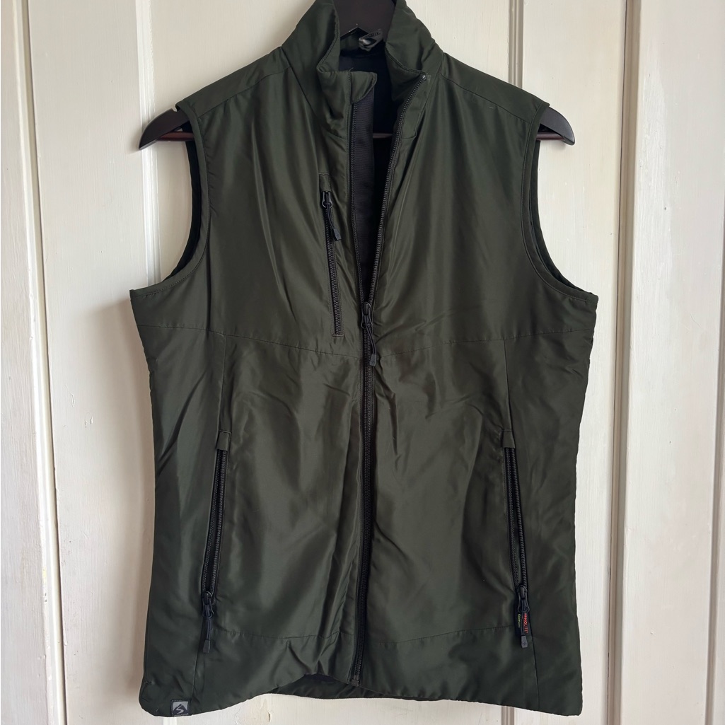 Men's Olive Green Sleeveless Jacket